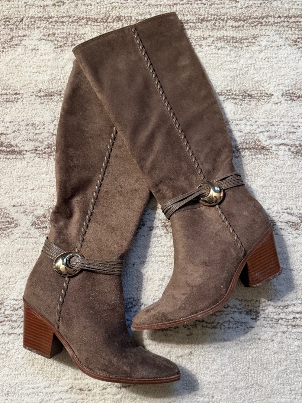 Target Faux Suede Western Boots Size 9